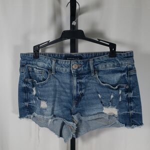 Aeropostale Distressed Vintage Low Rise Shorty Shorts – SZ 10